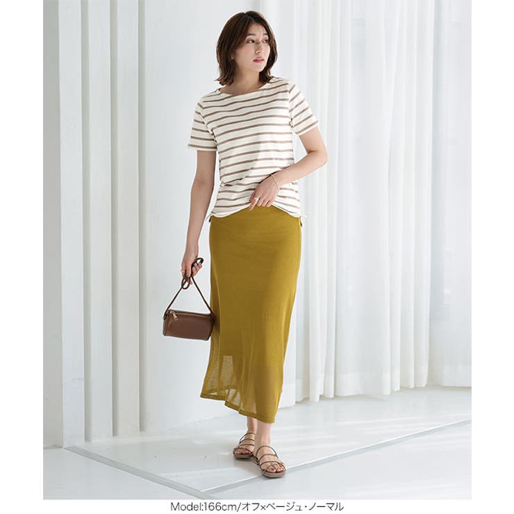 選べる3タイプ♪無地/ボーダー半袖シンプルカットソー［C210E］ | KOBE LETTUCE | 詳細画像7 