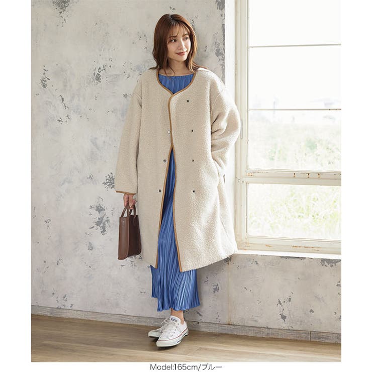 ロングスリーブプリーツサテンワンピース [E2564] レディース | KOBE LETTUCE | 詳細画像8 