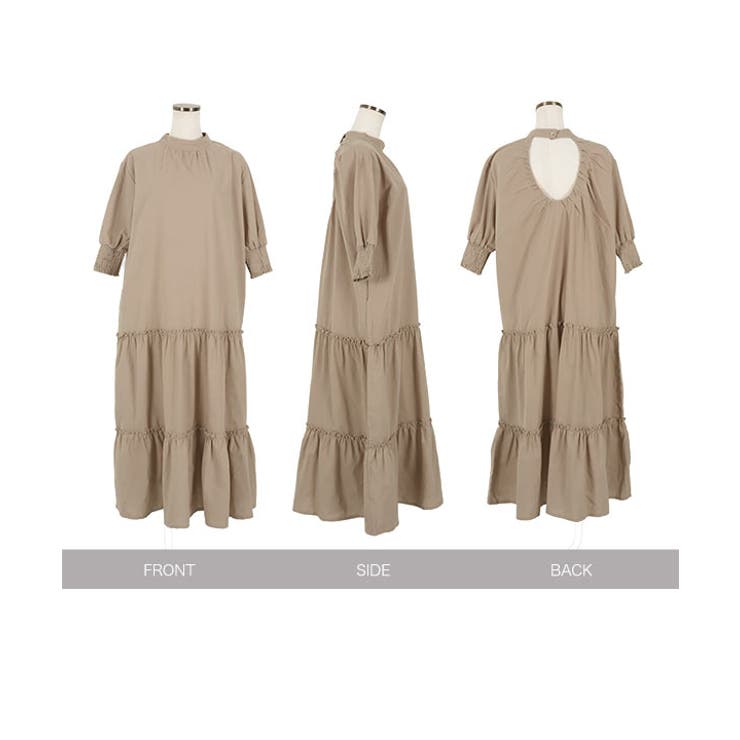 バックオープンティアードワンピース [E2799] レディース | KOBE LETTUCE | 詳細画像13 