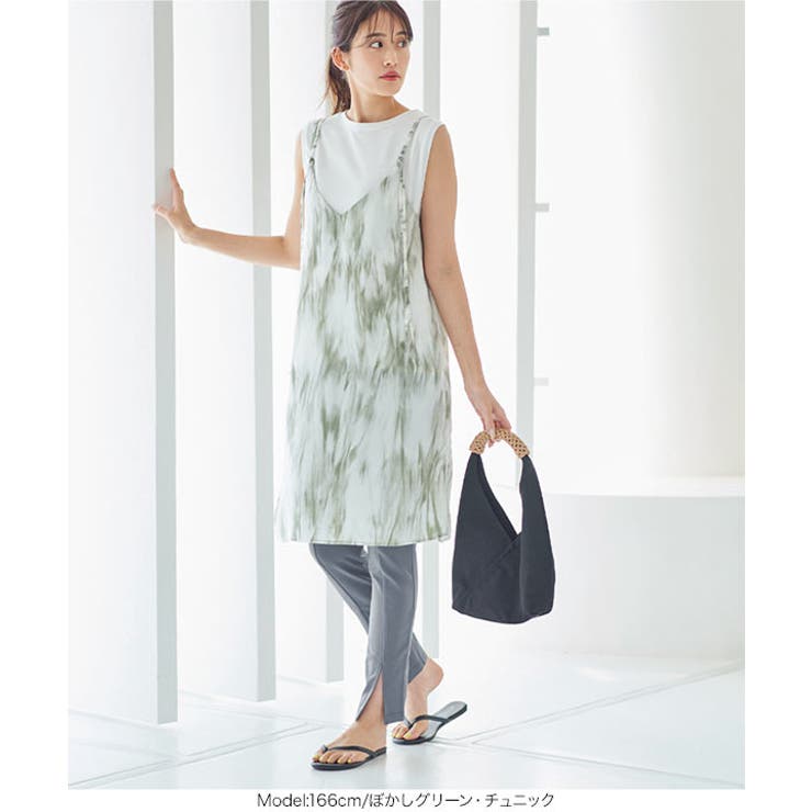 選べる2タイプ キャミソールチュニックワンピース [E2841]レディース | KOBE LETTUCE | 詳細画像18 