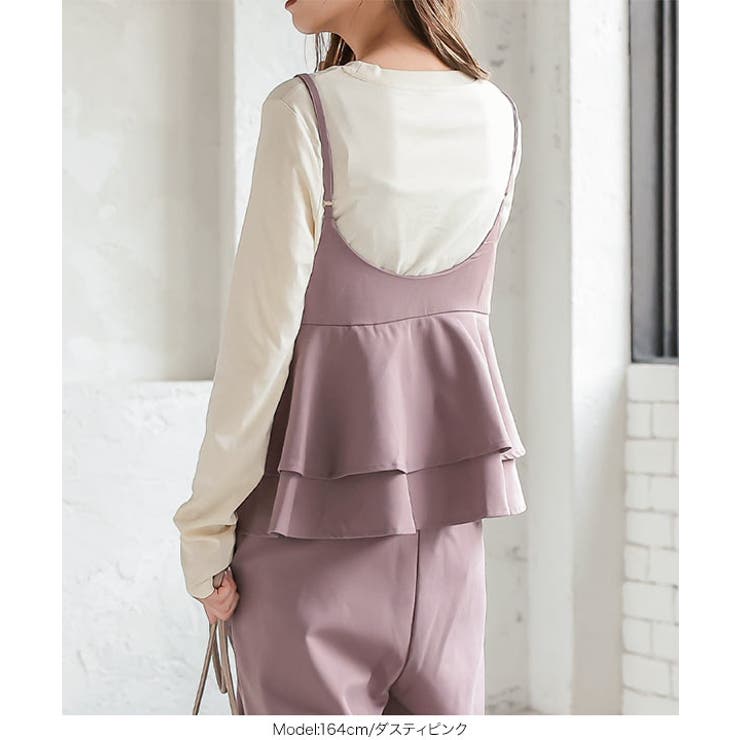 バックフリルキャミオールインワン レディース ボトムス | KOBE LETTUCE | 詳細画像14