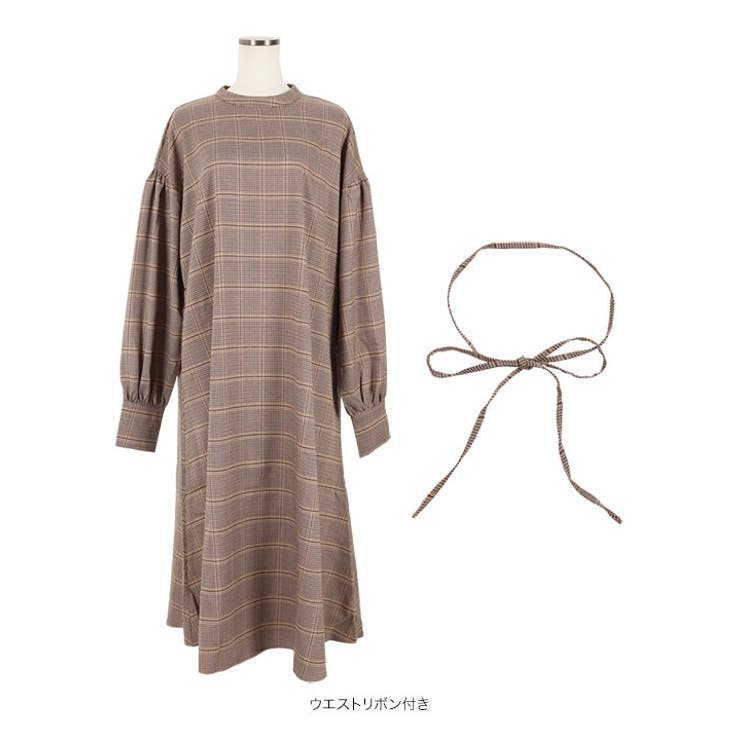 ボリュームスリーブAラインワンピース [E2949] レディース | KOBE LETTUCE | 詳細画像14 