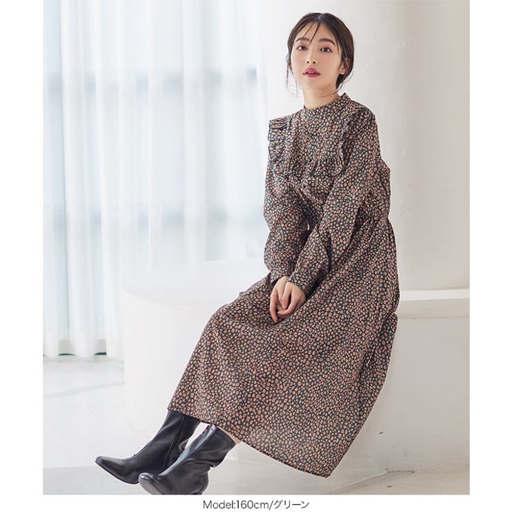 花柄フリルワンピース [E2974] レディース | KOBE LETTUCE | 詳細画像7 