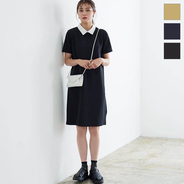 ★2023 SS★LOEWE★カシミア ミニワンピース 襟付きミニワンピース レディース 襟付き[品番:KO000011135