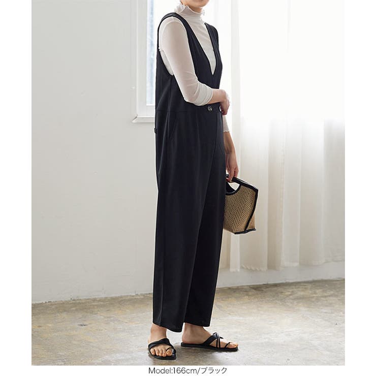 ダブルボタンカシュクールオールインワン [E3091] レディース | KOBE LETTUCE | 詳細画像11 