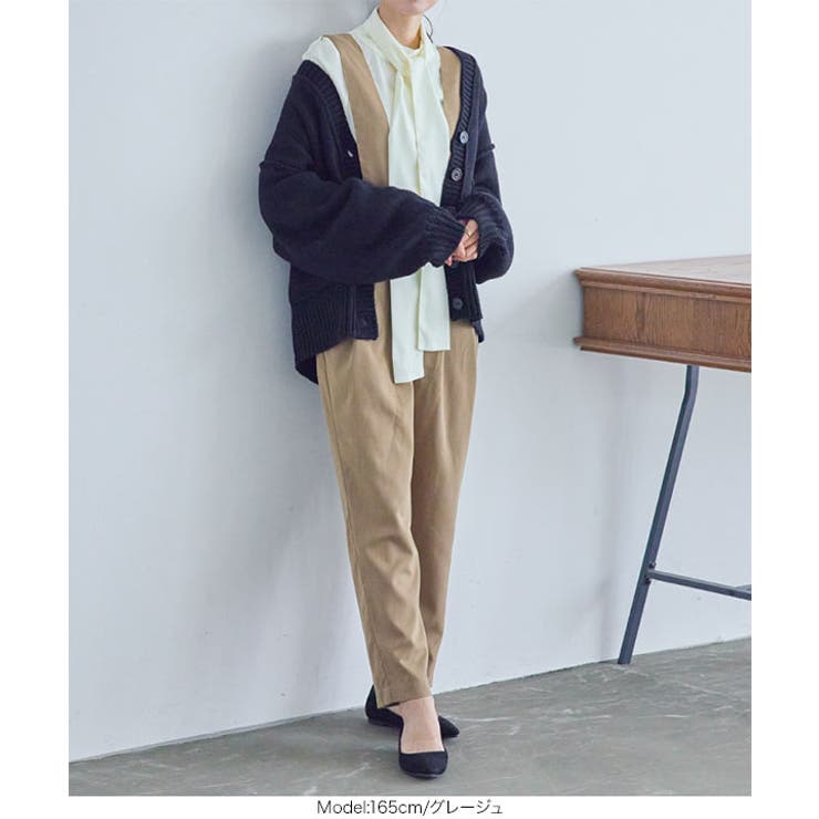 ハイウエストテーパードサロペット［E3140］ | KOBE LETTUCE | 詳細画像2 