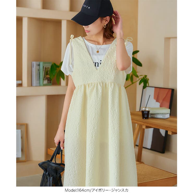 ぽこぽこキャミワンピース［E3177］ | KOBE LETTUCE | 詳細画像28 