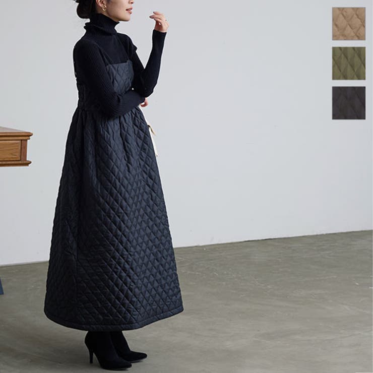 キルティングキャミワンピース［E3209］[品番：KO000013398]｜KOBE