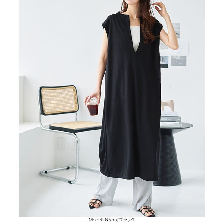 ポンチキーネックジャンスカワンピース［E3259］ | KOBE LETTUCE | 詳細画像7 