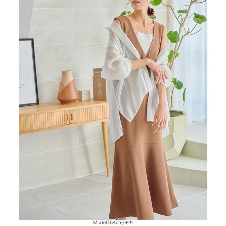  細見えストレッチマーメイドジャンスカ | KOBE LETTUCE | 詳細画像11 