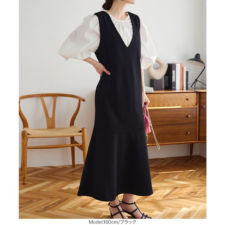  細見えストレッチマーメイドジャンスカ | KOBE LETTUCE | 詳細画像8 