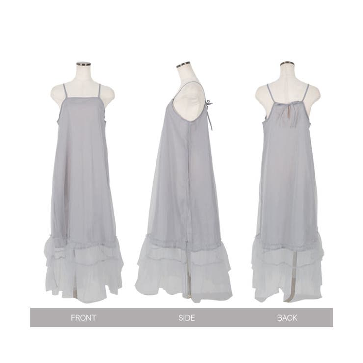 チュールフリルキャミワンピース［E3325］ | KOBE LETTUCE | 詳細画像9 