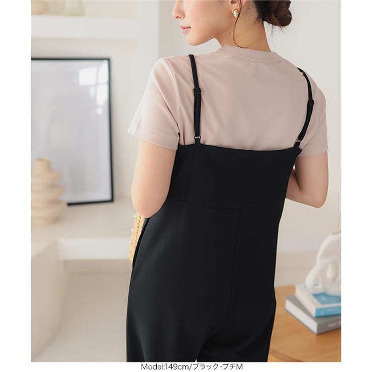 細見えストレッチキャミサロペット[品番：KO000014395]｜KOBE LETTUCE