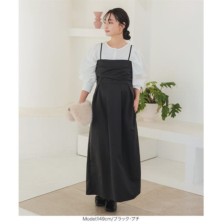 [ Petitle / プチレ ] ドレープベアキャミワンピース［E3446］ | KOBE LETTUCE | 詳細画像5 