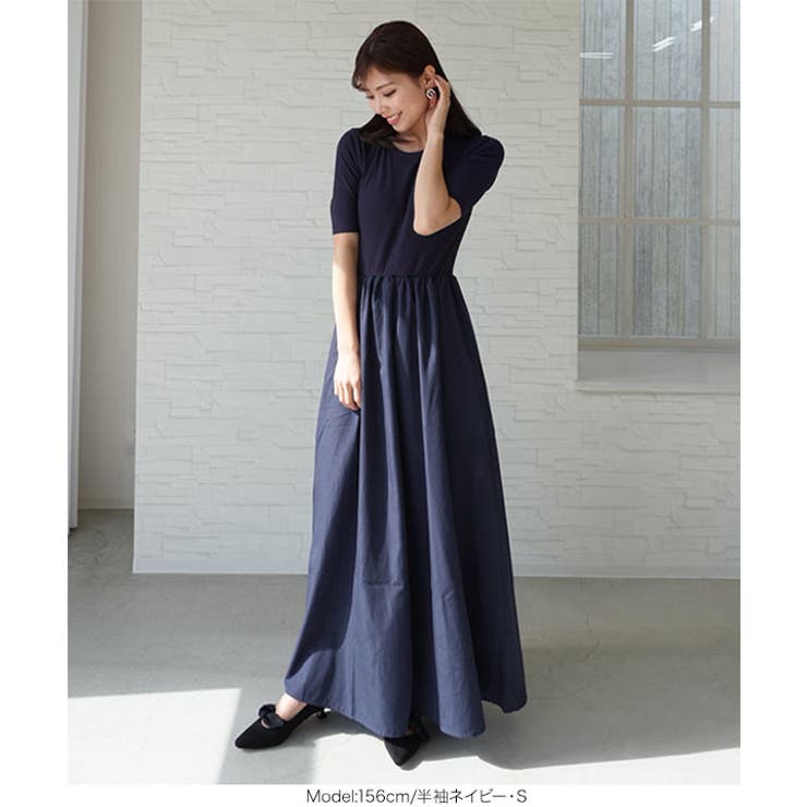 [ kiminaさんコラボ ]カップ付きドッキングワンピース［E3453］ | KOBE LETTUCE | 詳細画像15 