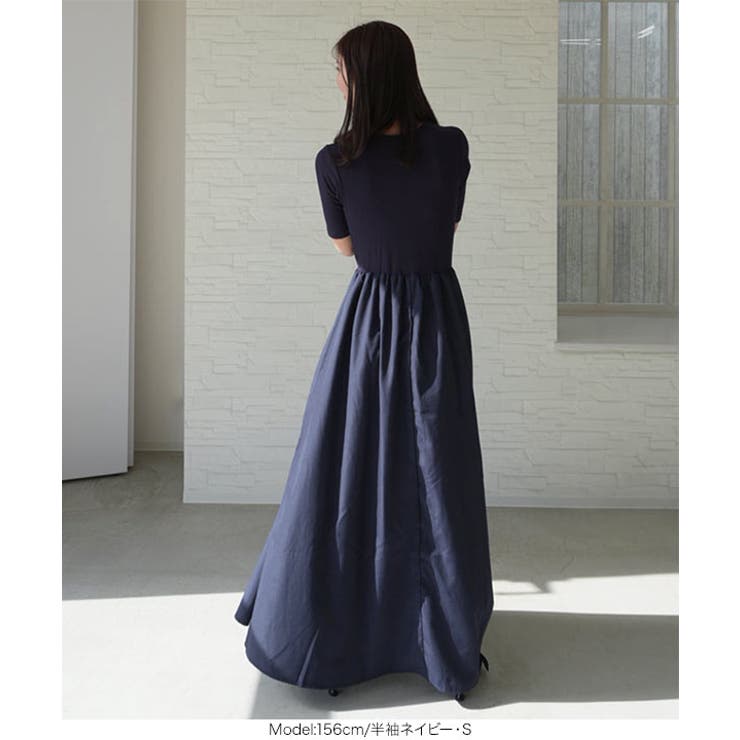 [ kiminaさんコラボ ]カップ付きドッキングワンピース［E3453］ | KOBE LETTUCE | 詳細画像17 