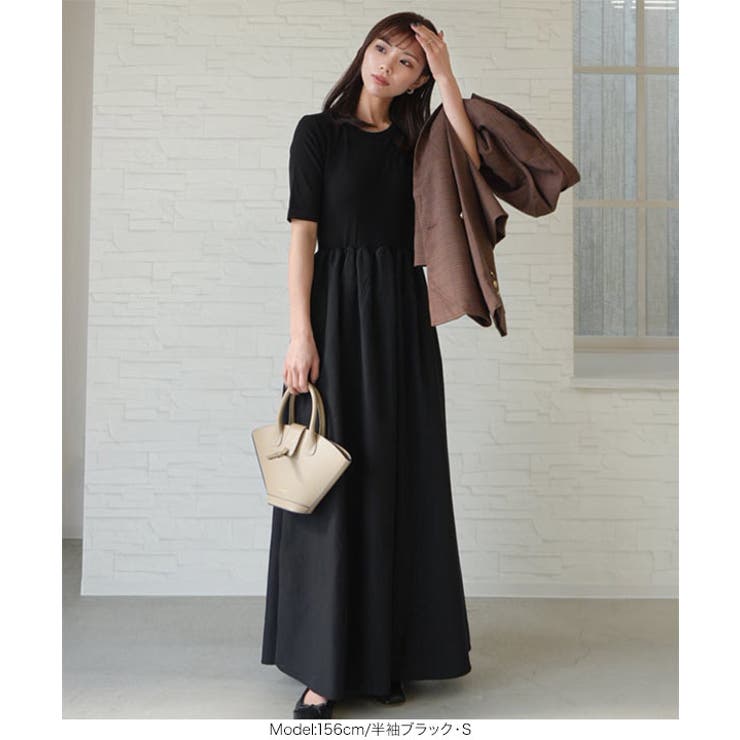 [ kiminaさんコラボ ]カップ付きドッキングワンピース［E3453］ | KOBE LETTUCE | 詳細画像21 