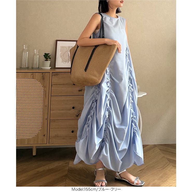 ⭐︎美品⭐︎BLENHEIM シャリ感のある真っ白なワンピース パル PAL 【SHENERY】ジョーゼット2WAYワンピース （offwhite