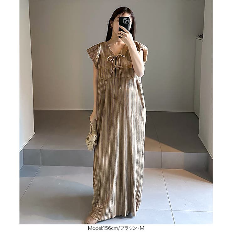 前後2wayプリーツワンピースマタニティワンピ 産前産後 ささゆい | KOBE LETTUCE | 詳細画像19 