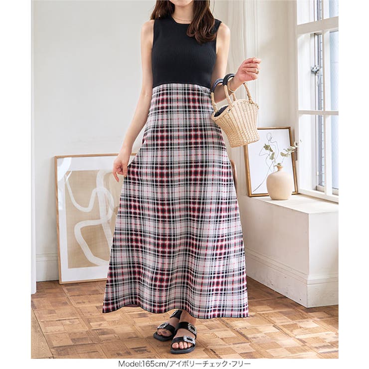 ノースリーブニットワンピース［E3481］ | KOBE LETTUCE | 詳細画像5 