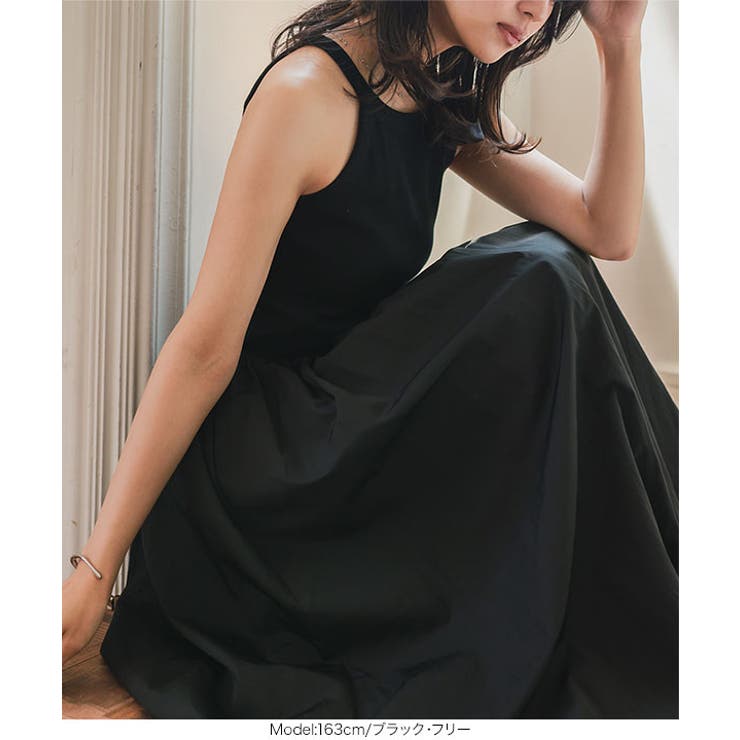 カップ付きアメスリリブドッキングバルーンワンピース［E3495］ | KOBE LETTUCE | 詳細画像4 