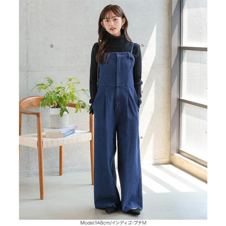 trefle+1 トレフル キャミデニムサロペット キャミデニムサロペット | Onepiece,サロペット | | TREFLE＋1