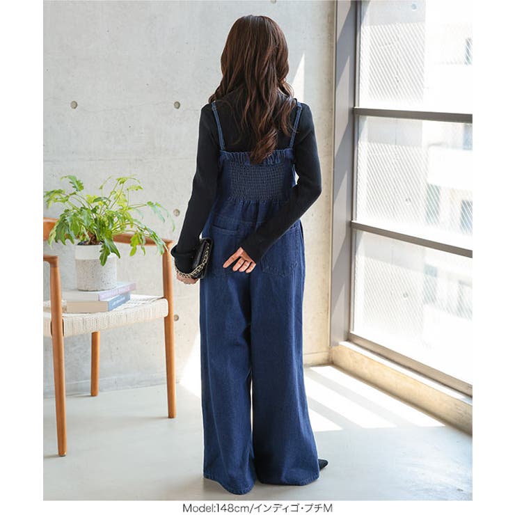 キャミストラップ ビスチェ風 デニム | KOBE LETTUCE | 詳細画像5 