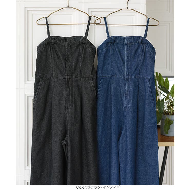 キャミストラップ ビスチェ風 デニム | KOBE LETTUCE | 詳細画像10 