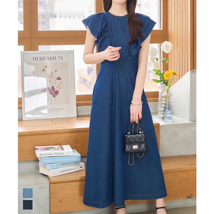 デニムワンピース［E3511］ | KOBE LETTUCE | 詳細画像1 