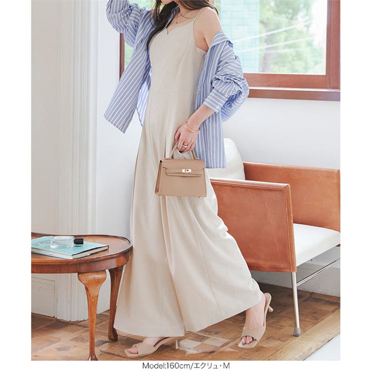 ハートネックキャミソールオールインワン［E3522］ | KOBE LETTUCE | 詳細画像3 