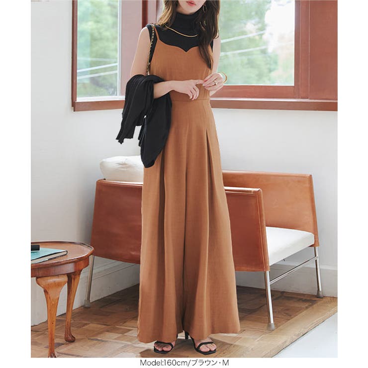 ハートネックキャミソールオールインワン［E3522］ | KOBE LETTUCE | 詳細画像5 