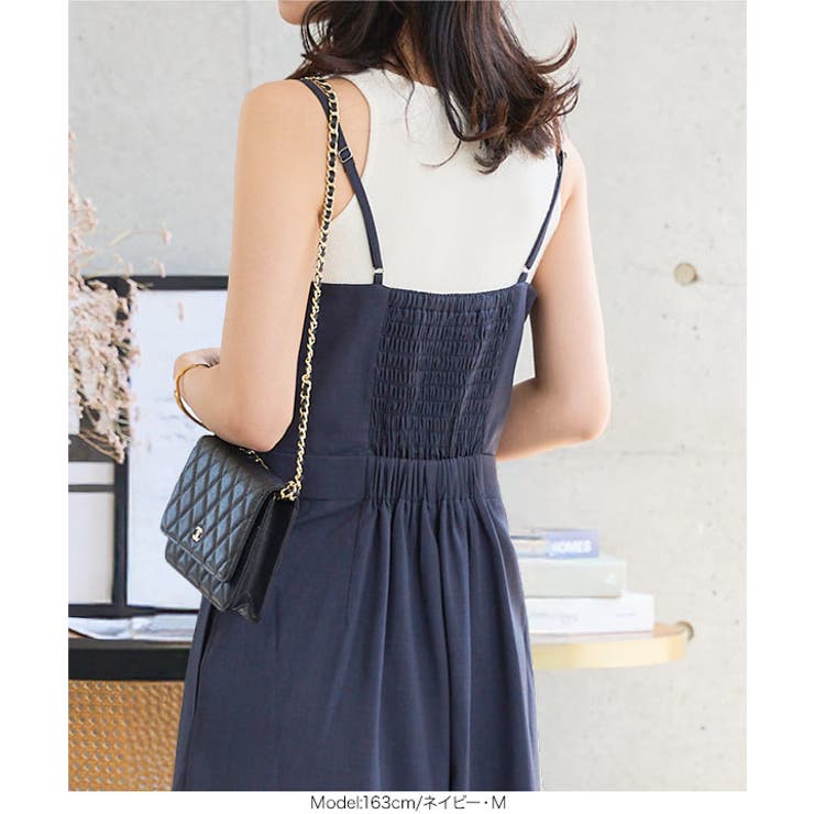 ハートネックキャミソールオールインワン［E3522］ | KOBE LETTUCE | 詳細画像8 