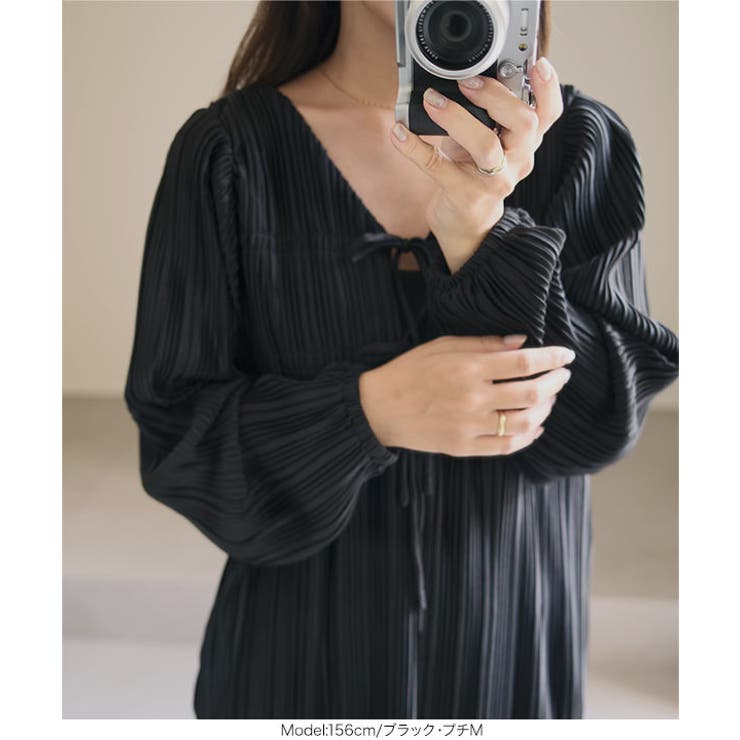 前後2way長袖プリーツワンピース 前後2way 長袖 | KOBE LETTUCE | 詳細画像23 