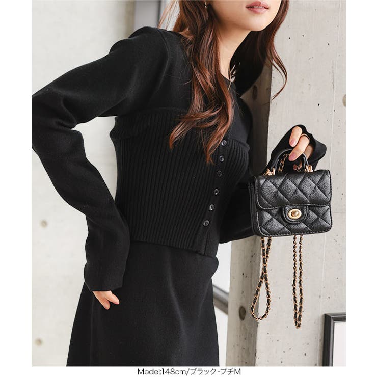 2点セット ニットビスチェ×ワンピース 2点セット | KOBE LETTUCE | 詳細画像10 