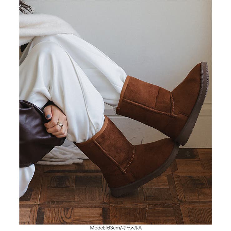 ミドルムートン ムートンブーツ もこもこ | KOBE LETTUCE | 詳細画像9 