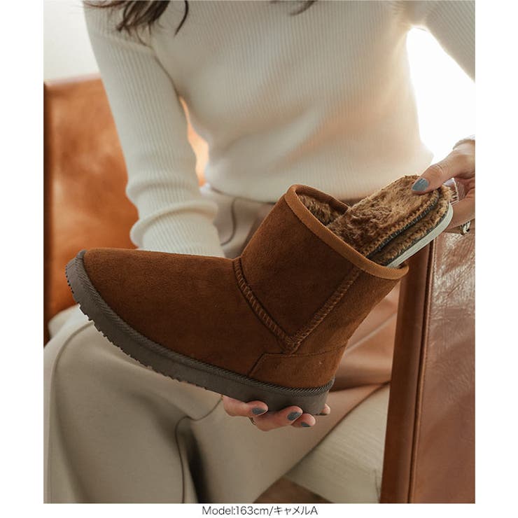 ショートムートンブーツ［H566］ ショート丈 ムートン | KOBE LETTUCE | 詳細画像11 