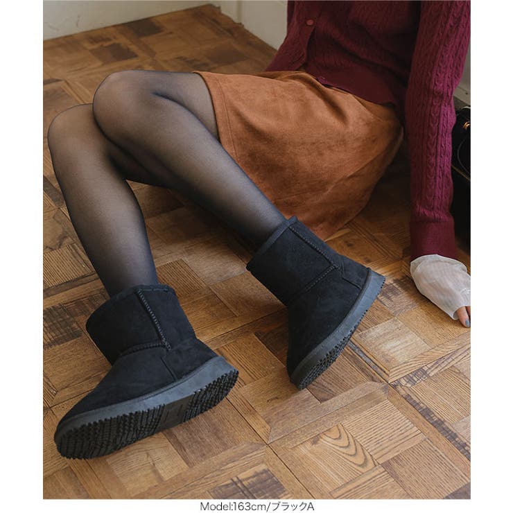 ショートムートンブーツ［H566］ ショート丈 ムートン | KOBE LETTUCE | 詳細画像13 