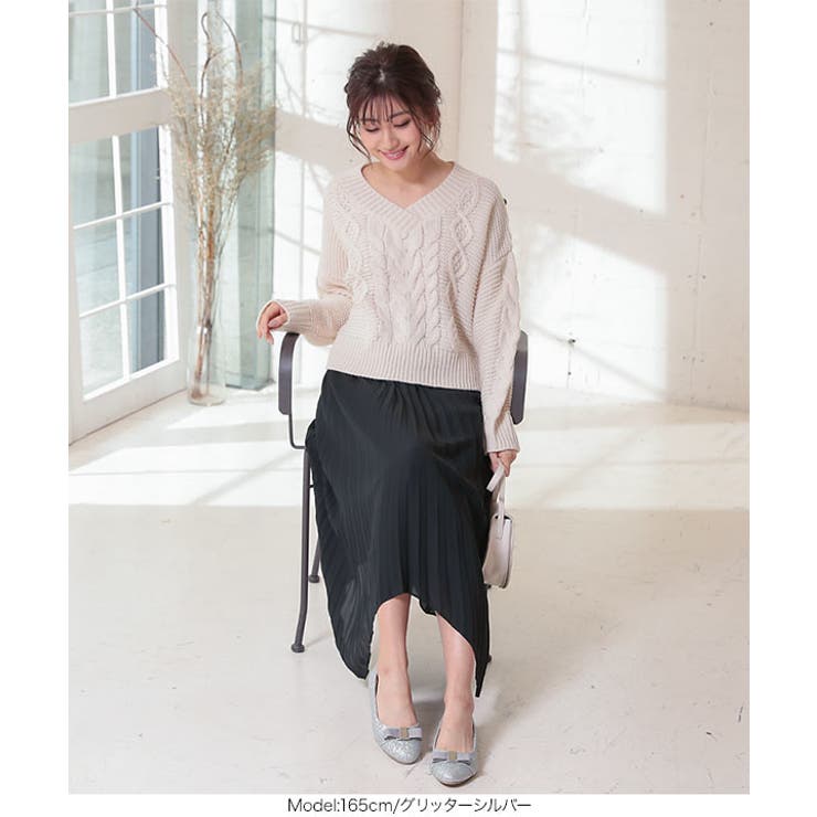 ラウンドリボンフラットパンプス [I1733] レディース | KOBE LETTUCE | 詳細画像15 