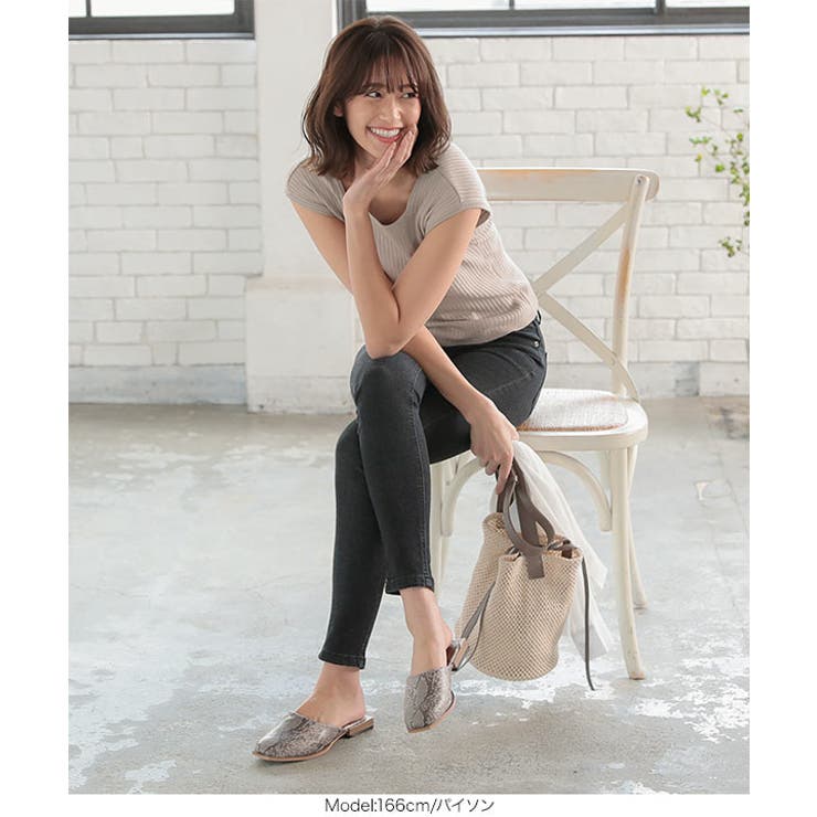 スクエアソールフラットミュール [I2058] レディース | KOBE LETTUCE | 詳細画像5 