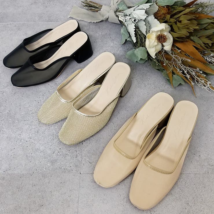 SeaRoomlynn シールームリン TULLE BACKストラップミュール TULLE BACKストラップミュール