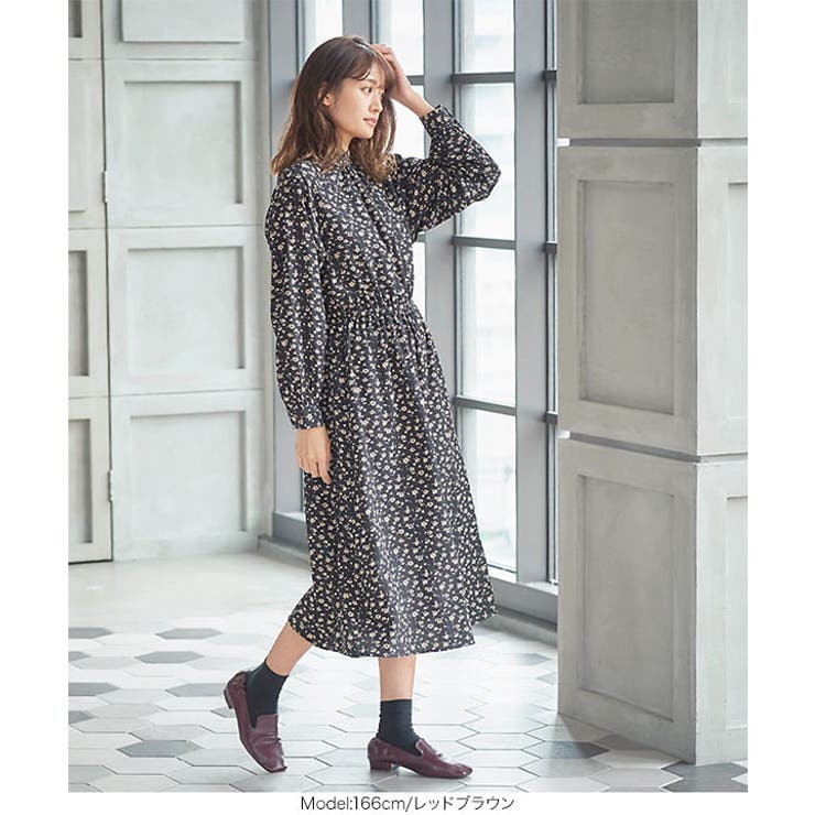 スクエアトゥギャザーフラットパンプス [I2186] レディース[品番