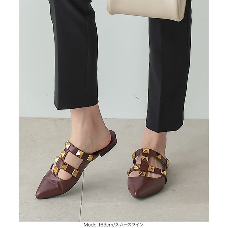 スタッズベルトミュール [I2332] レディース | KOBE LETTUCE | 詳細画像9 