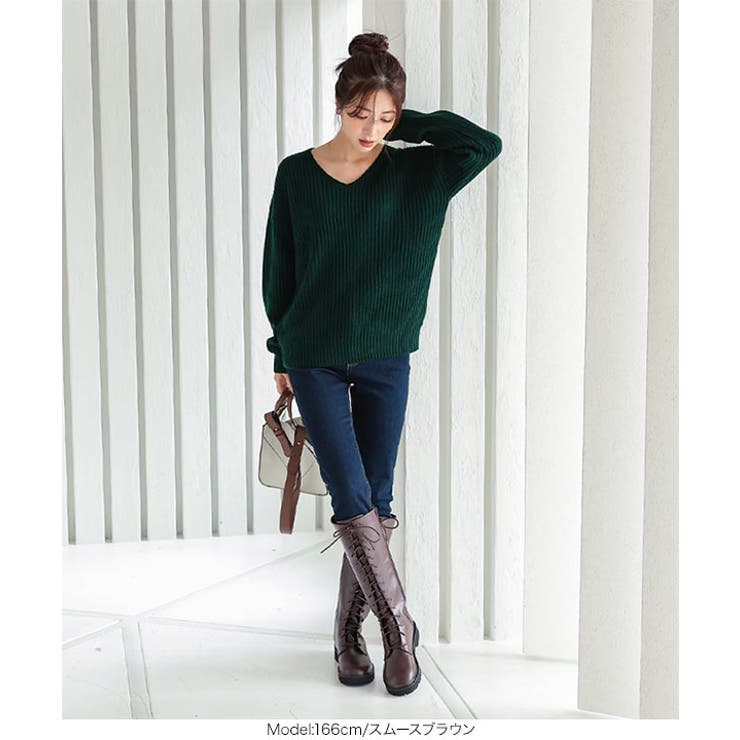 レースアップロングブーツ レディース 靴 | KOBE LETTUCE | 詳細画像5 