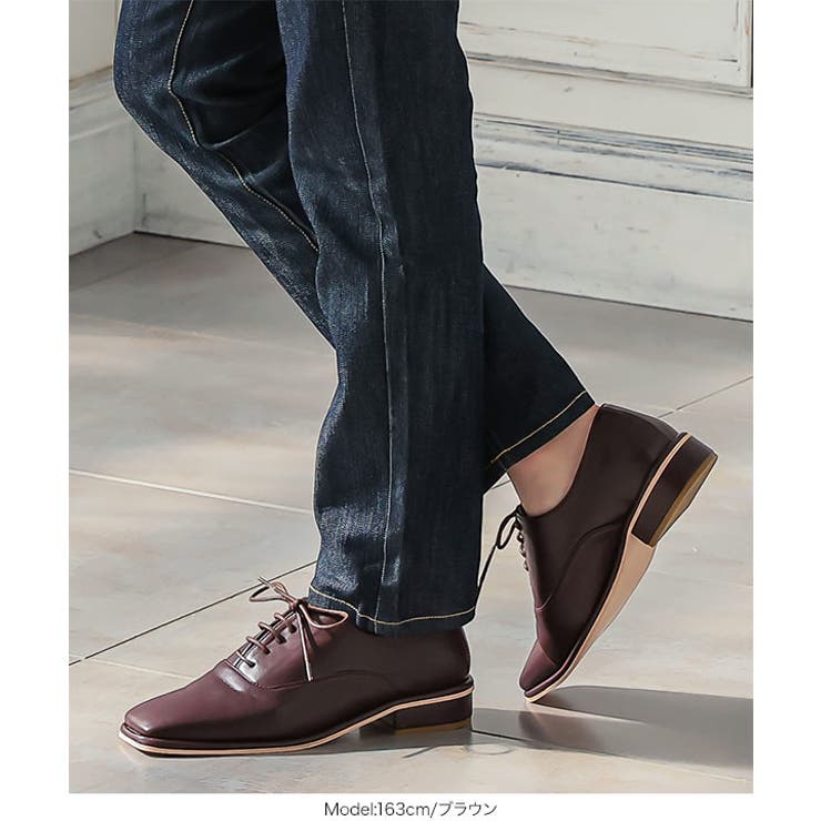 スクエアトゥレースアップシューズ [I2339] レディース | KOBE LETTUCE | 詳細画像7 