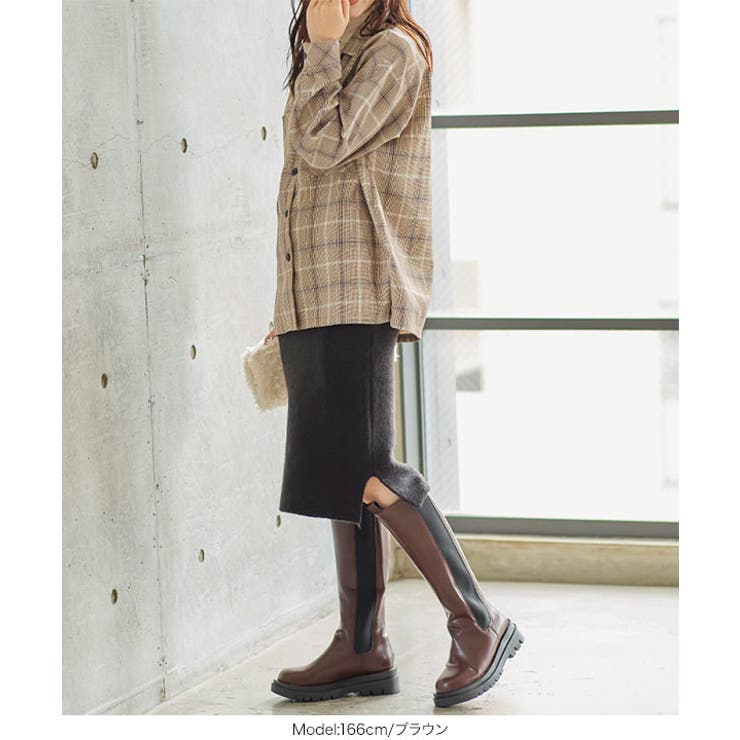 ロングサイドゴアブーツ［I2365］