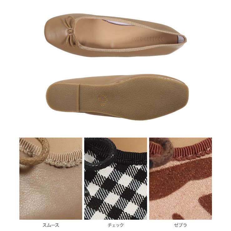 スクエアトゥバレエパンプス [I2401] レディース | KOBE LETTUCE | 詳細画像33 