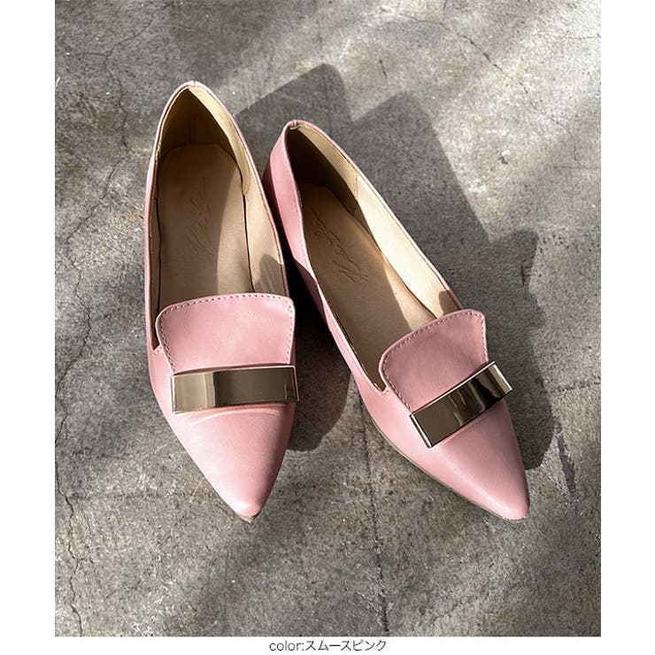 プレートモチーフパンプス［I2528］ | KOBE LETTUCE | 詳細画像4 