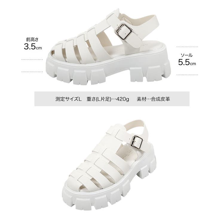 厚底グルカサンダル［I2548］ | KOBE LETTUCE | 詳細画像6 