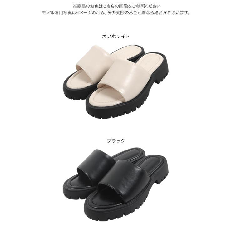 厚底ヒールサンダル［I2615］