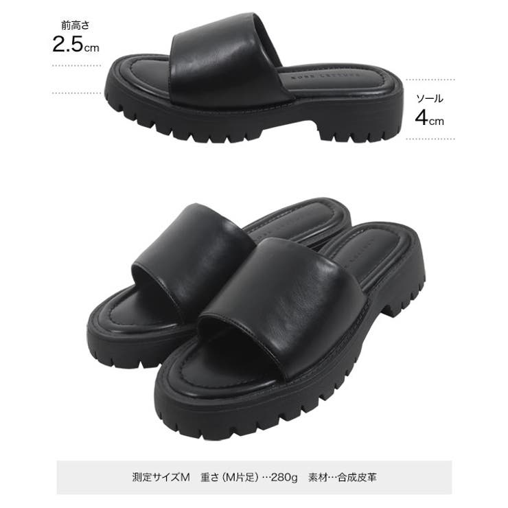 厚底ヒールサンダル［I2615］